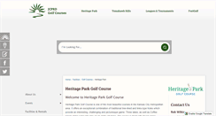 Desktop Screenshot of heritageparkgc.com